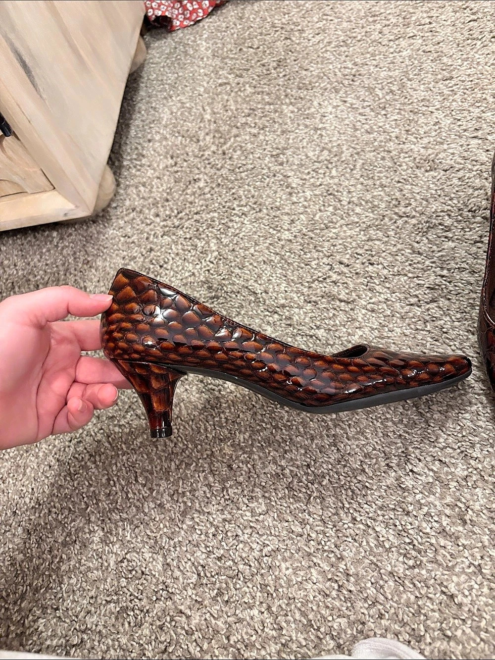 Aerosoles Animal Print Heels in Brown US 6 - Picture 3 of 6